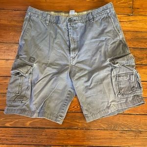 Izod Retro Classic Cargo Summer Grey Cotton Size 36